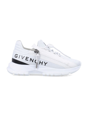 GIVENCHY Zip-Trim Luxe Leather Sneakers