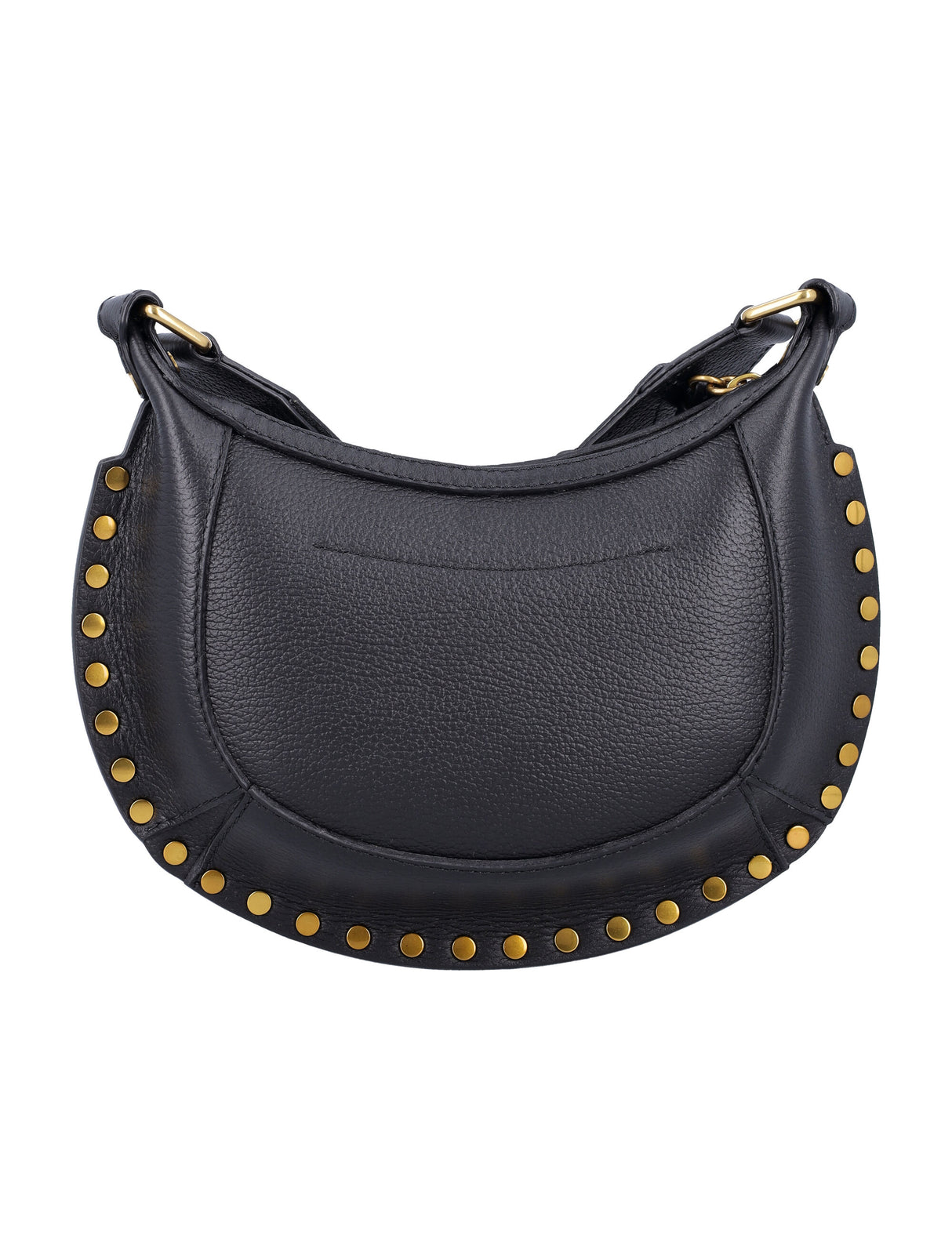 ISABEL MARANT Mini Moon Chic Black Leather Shoulder Bag - 17x25x8 cm