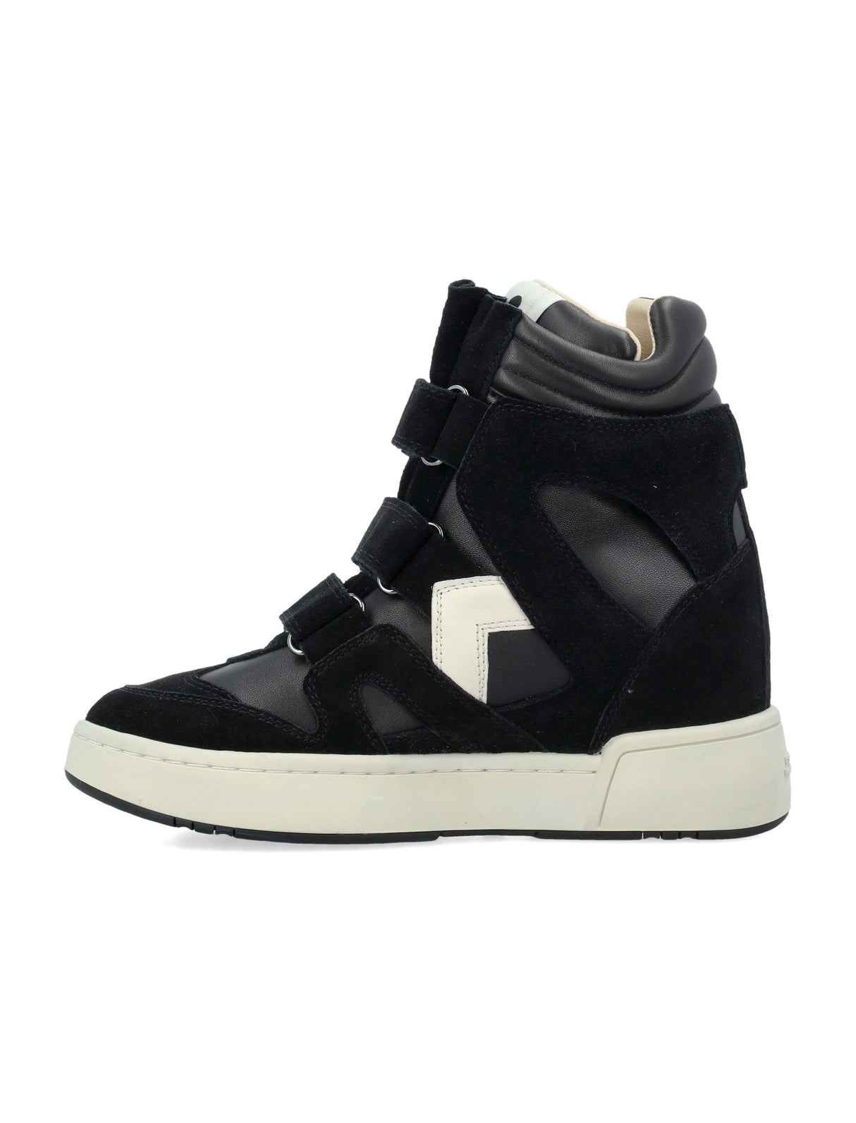 ISABEL MARANT Urban Edge High Top Sneakers with Hidden Wedge