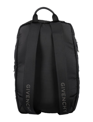 GIVENCHY Sleek Nylon Trekker Backpack - 15" x 9.8" x 4.9"