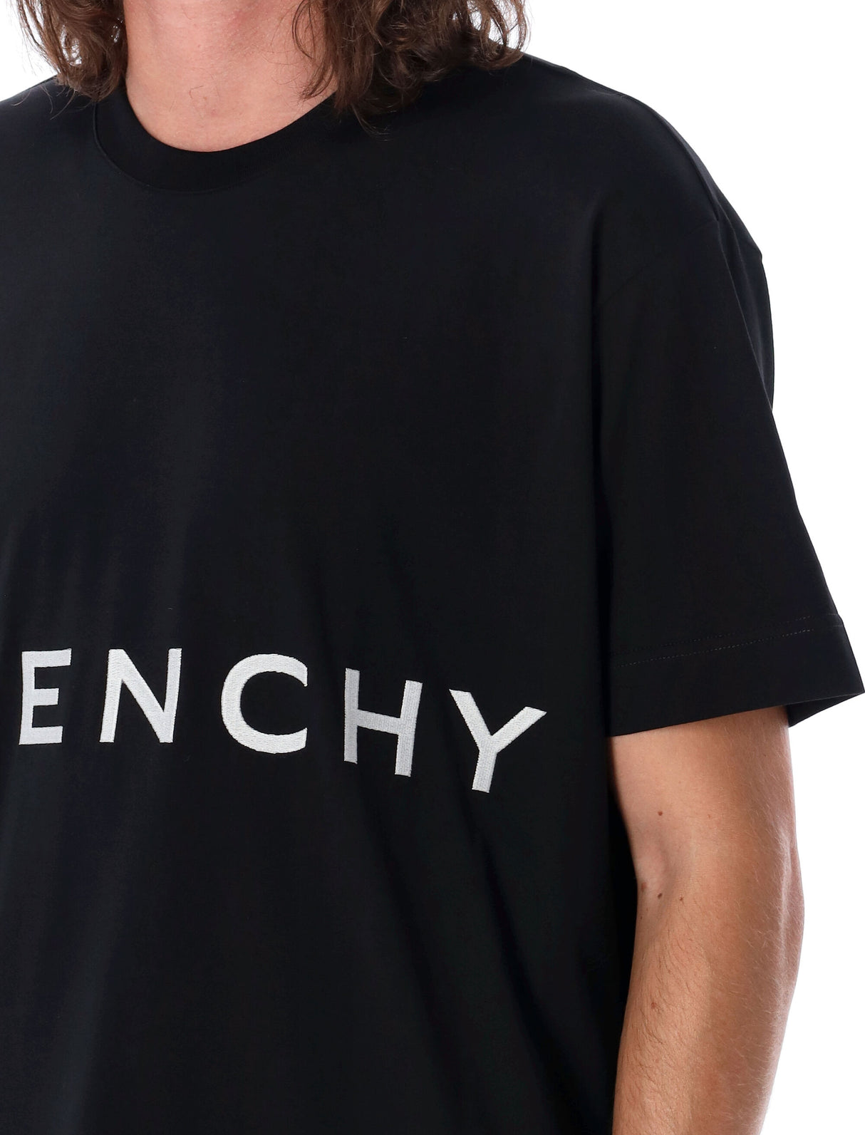 GIVENCHY Oversized Logo T-Shirt for Men - Size L