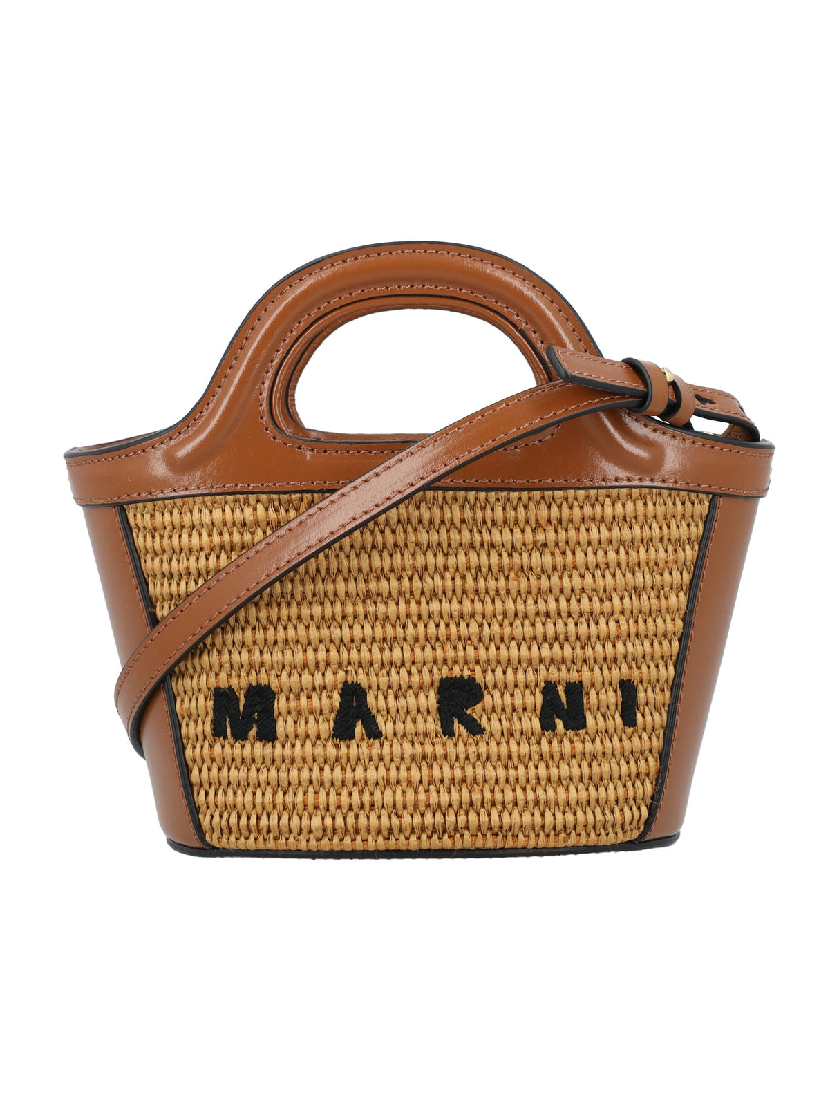 MARNI Tropicalia Mini Handbag with Leather Accents