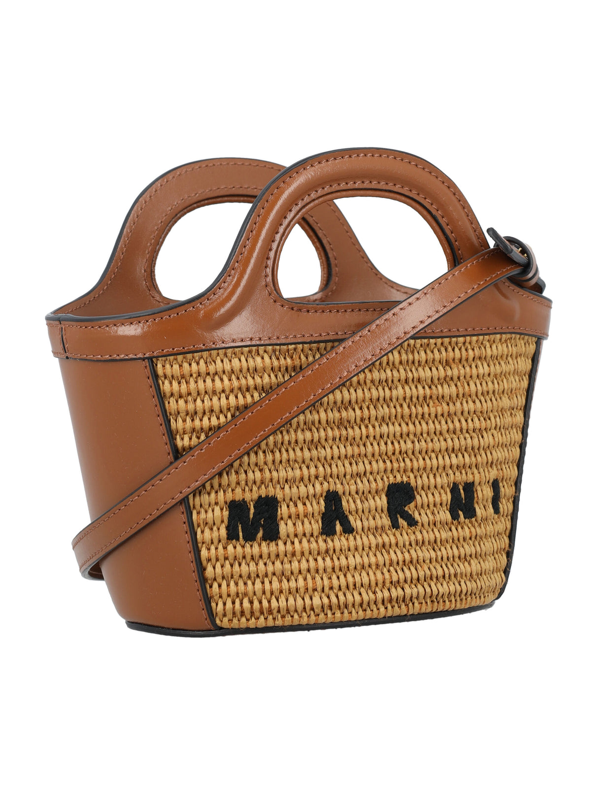 MARNI Tropicalia Mini Handbag with Leather Accents