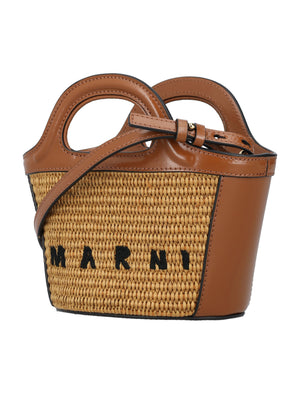 MARNI Tropicalia Mini Handbag with Leather Accents