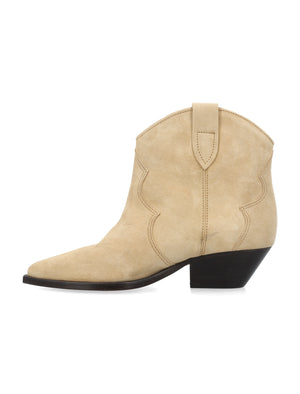 ISABEL MARANT Chic Suede Western Ankle Boots