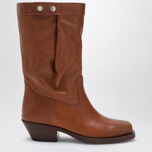 ISABEL MARANT Havana Pleated Leather Biker Boot