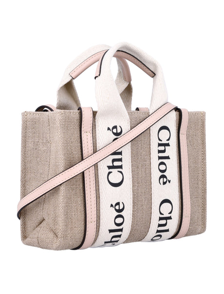 CHLOÉ Mini Canvas Tote Handbag