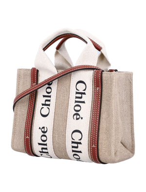 CHLOÉ Mini Canvas Tote Handbag