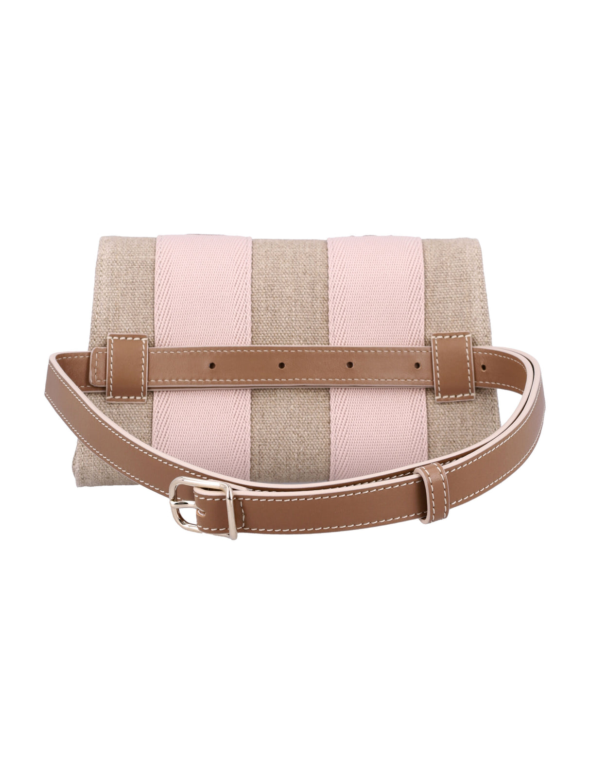 CHLOÉ Mini Stylish Clutch with Leather Trim - 14cm x 22cm