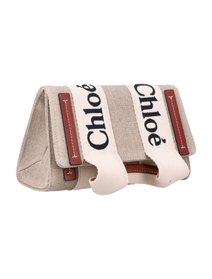 CHLOÉ Stylish Woody Clutch - 14CM x 22CM x 7CM