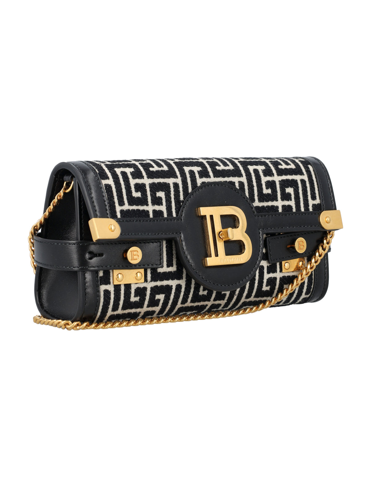 BALMAIN Chic Monogram Jacquard Mini Handbag 23