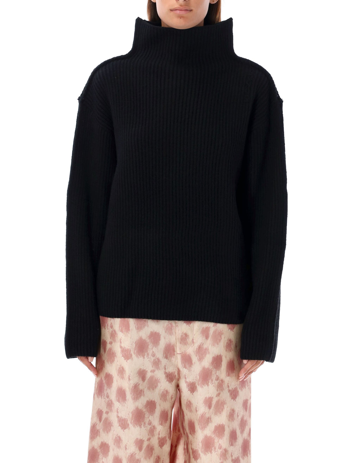 MARNI Oversized High Neck Sweater - Women's Size 40