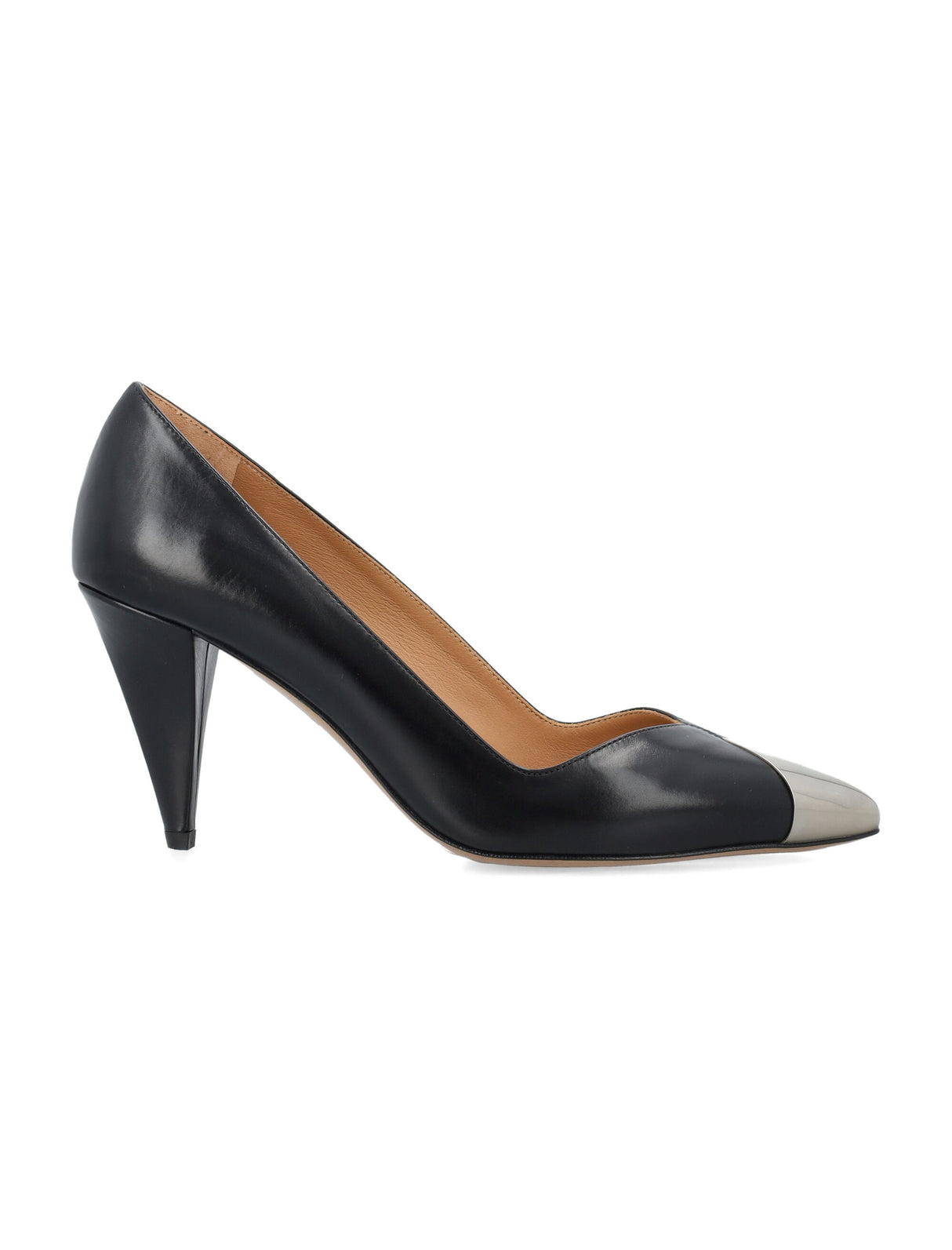 ISABEL MARANT Chic Two-Tone Pointed Toe Pumps with Sleek Stiletto Heel - 7cm