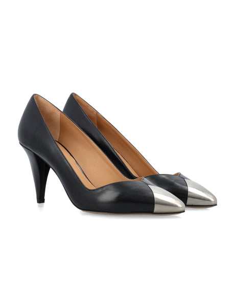 ISABEL MARANT Chic Two-Tone Pointed Toe Pumps with Sleek Stiletto Heel - 7cm