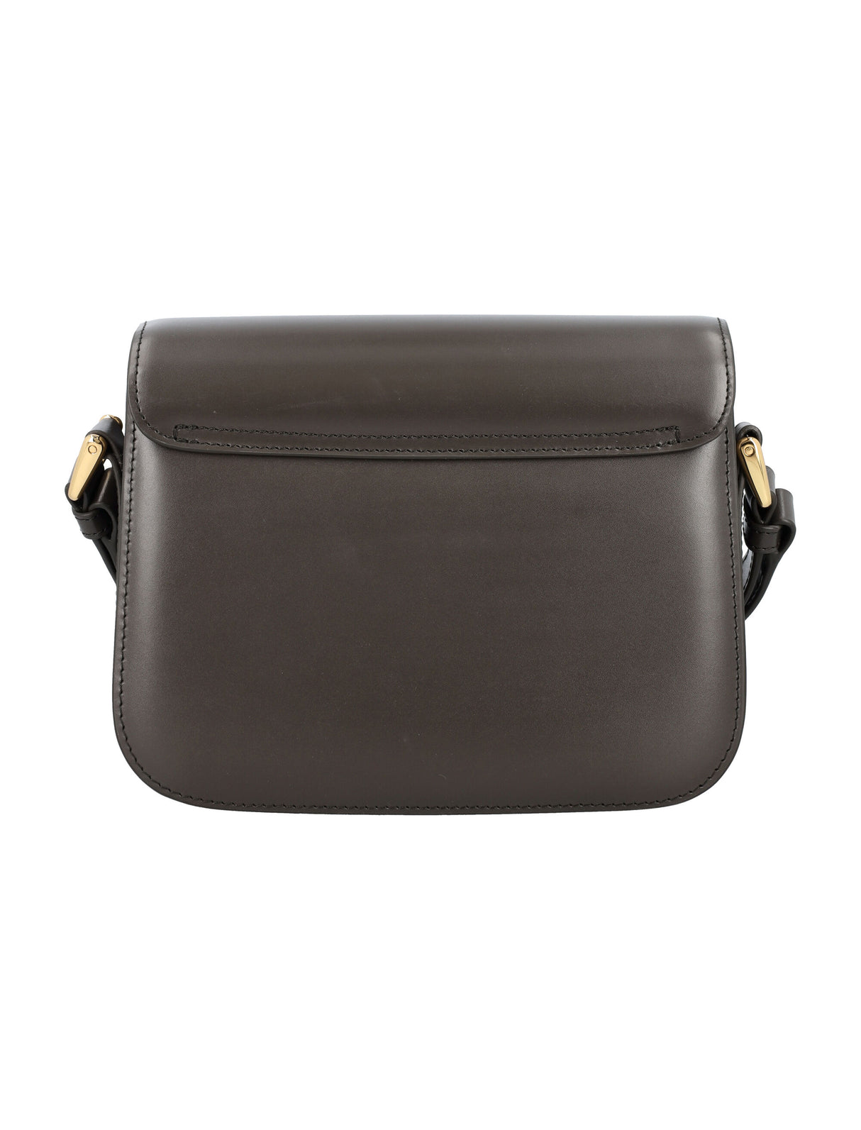 A.P.C. Elegant Mini Trapezoidal Leather Handbag