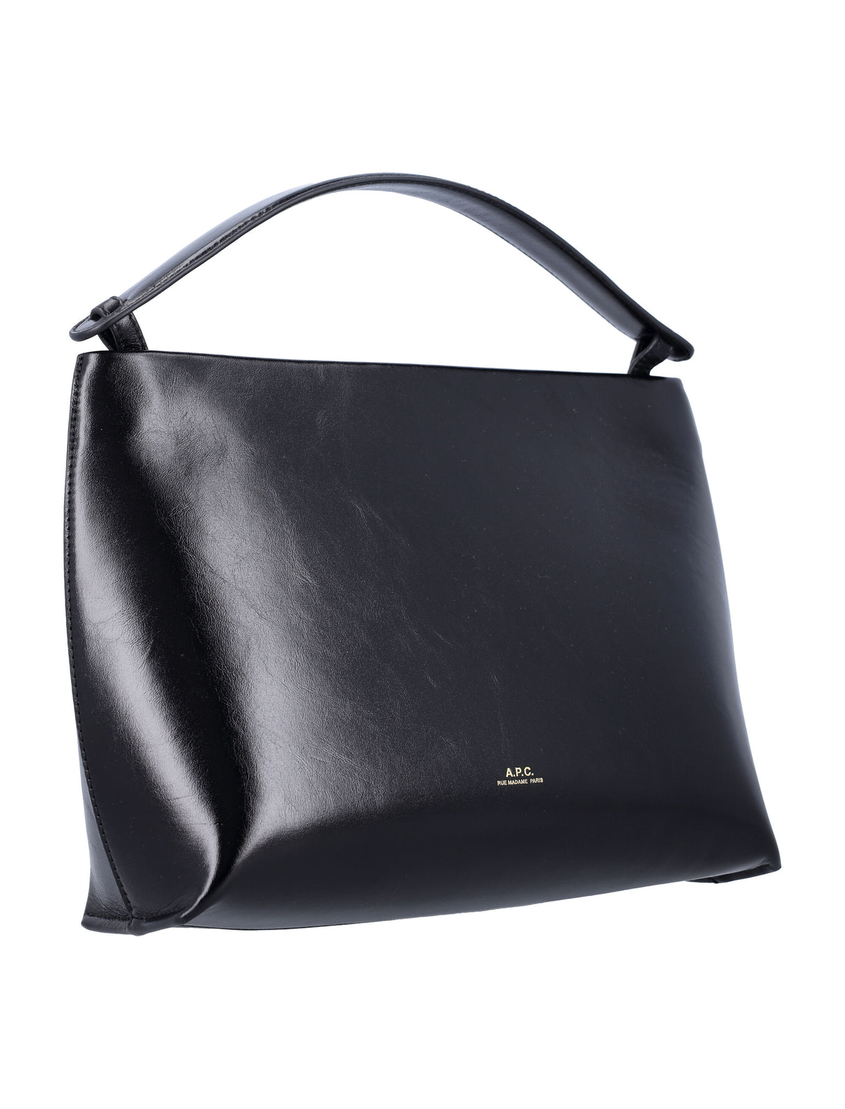 A.P.C. Elegant Minimalist Leather Mini Handbag 19x29x6cm