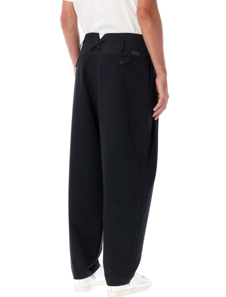 KENZO Relaxed Wide-Leg School Boy Pants - Size L