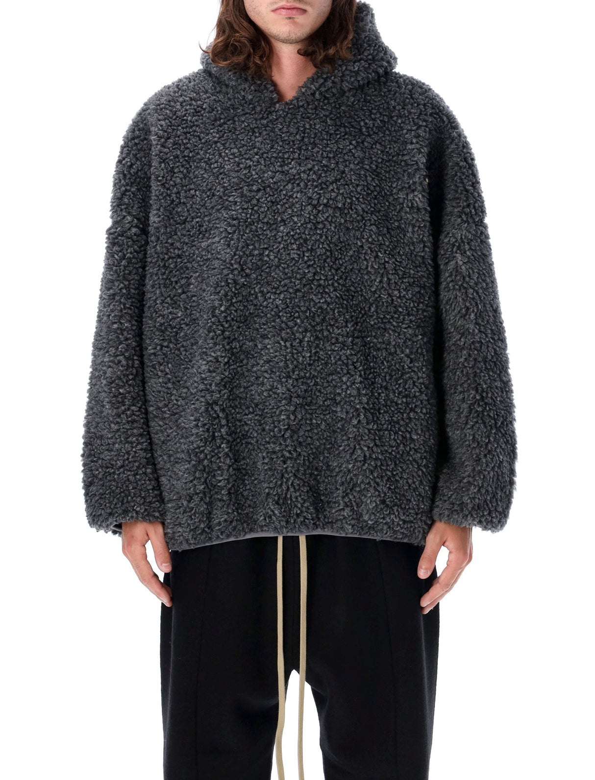 FEAR OF GOD Plush Sherpa Oversized Hoodie - Men's