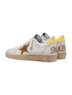 GOLDEN GOOSE Ballstar Distressed Leather Sneakers