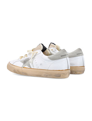 GOLDEN GOOSE Vintage Distressed Leather Sneakers with Suede Star