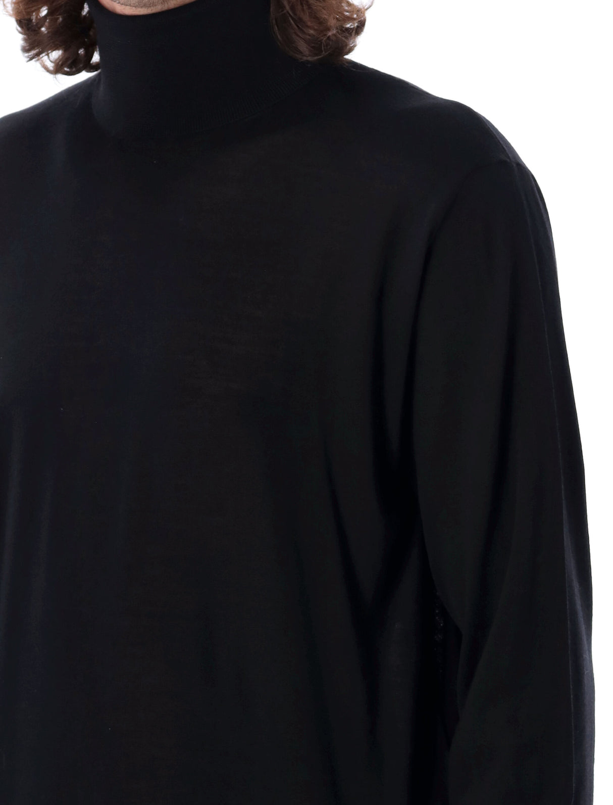 GOLDEN GOOSE Elevated Merino Wool Turtleneck Sweater