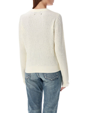 GOLDEN GOOSE Crystal Embellished Knit Sweater