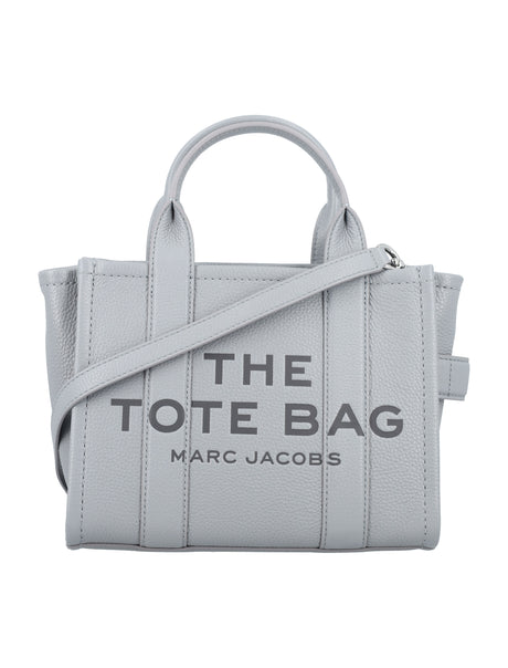 MARC JACOBS Elegant Mini Leather Tote with Silver Accents - 20.5x25x12 cm