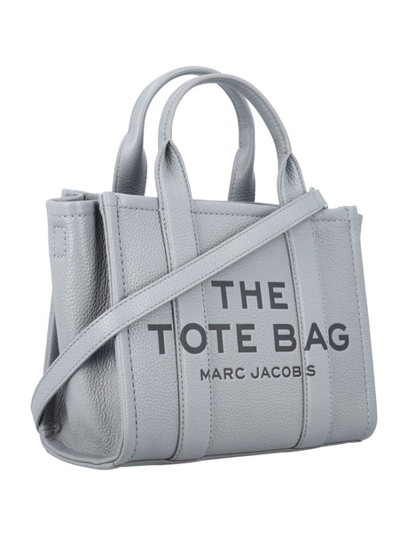 MARC JACOBS Elegant Mini Leather Tote with Silver Accents - 20.5x25x12 cm