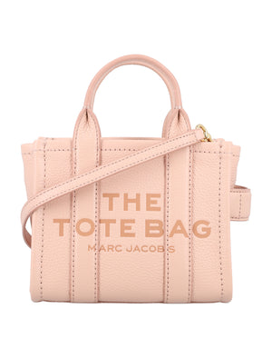 MARC JACOBS Elegant Mini Leather Tote - 15x18x10 cm