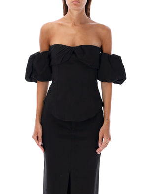 ISABEL MARANT Chic Off-Shoulder Bow Top