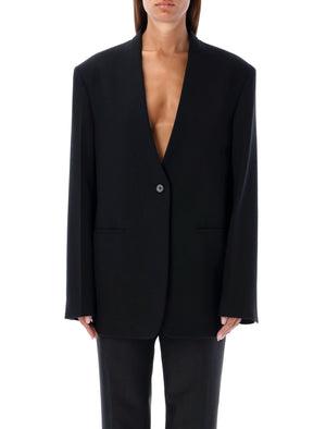 JIL SANDER Women’s Oversized Single-Breasted Blazer - Size 34