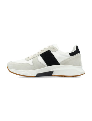 TOM FORD Urban Edge Chunky Sneakers in Marble Black & White