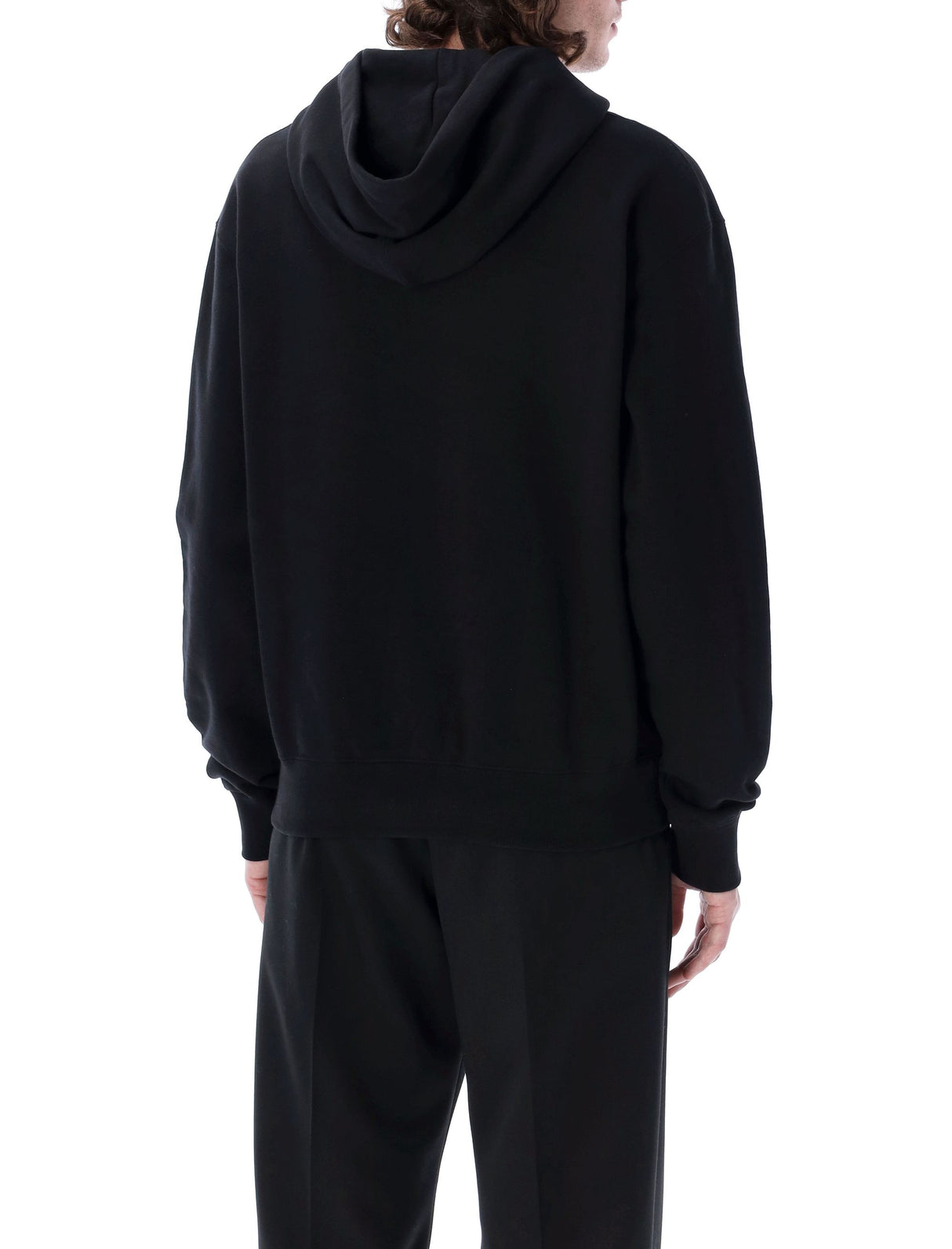 JIL SANDER Minimalist Cotton Hoodie with Logo Detail