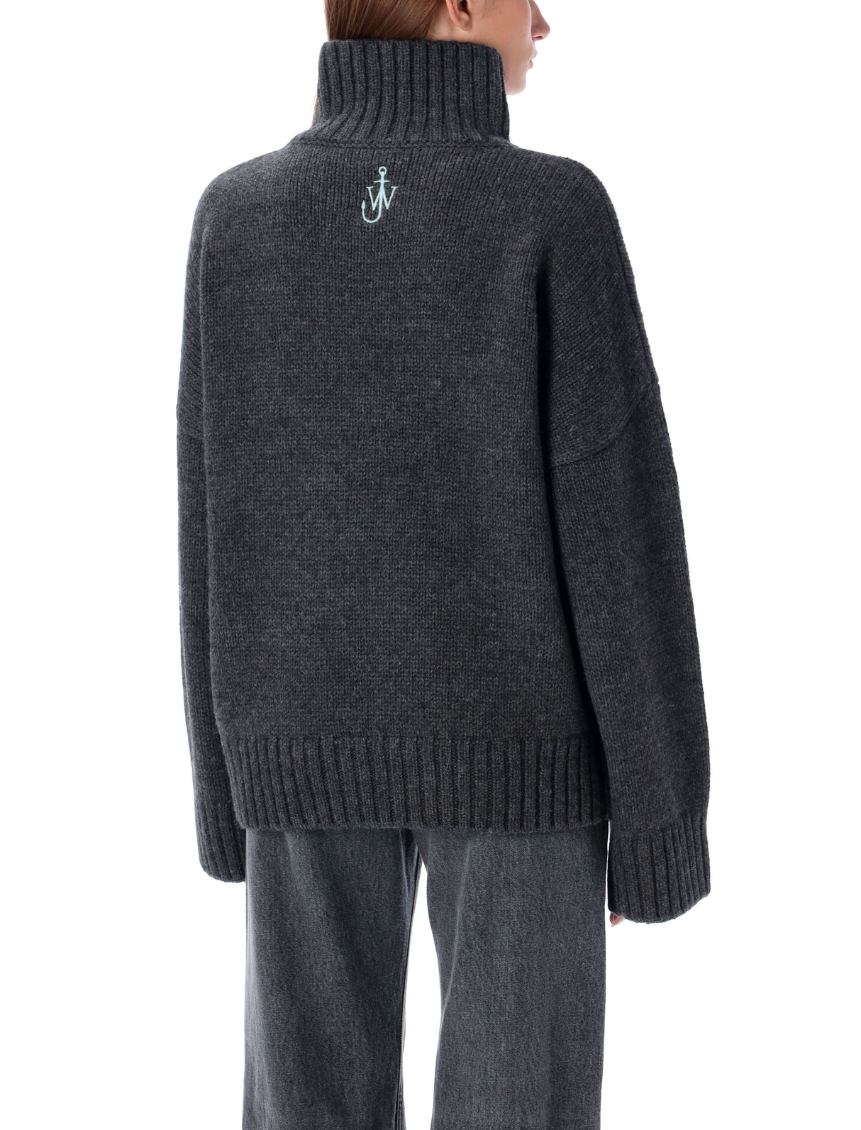 JW ANDERSON High Neck Patch Pocket Sweater