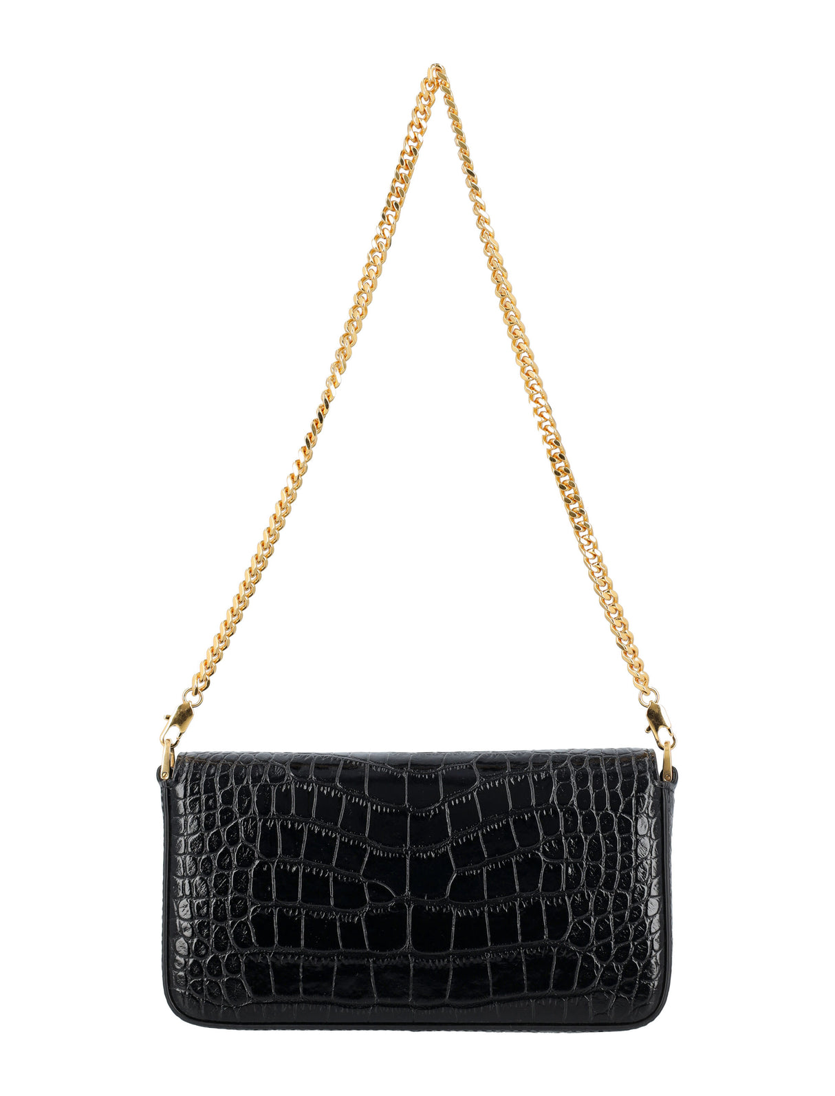 TOM FORD Elegant Wallis Mini Handbag with Croc-Embossed Leather