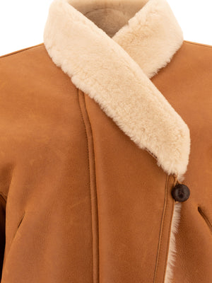 ISABEL MARANT Boxy Fit Shearling Jacket for Women - FW24 Collection