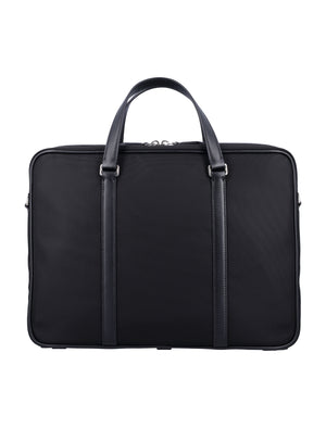 BALLY Sleek Nylon Briefcase Handbag - 29.5CM Height