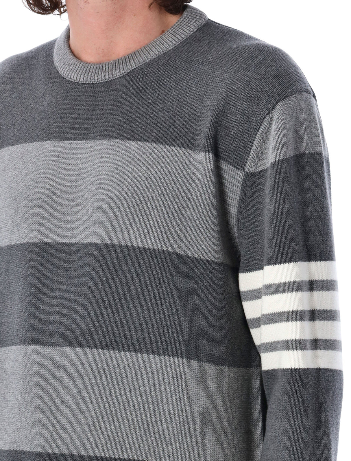 THOM BROWNE Men's Rugby Rose Icon Sweater - Size 3