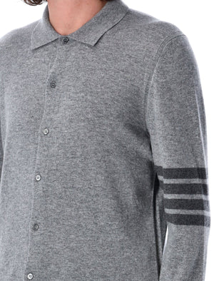 THOM BROWNE Cashmere 4-Bar Long Sleeve T-Shirt