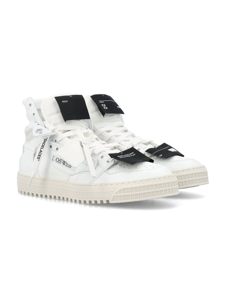 OFF-WHITE 3.0 OFF COURT LEATHER HI-TOP