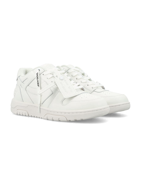 OFF-WHITE OUT OF OFFICE 100% Leather LEATHER Sneaker