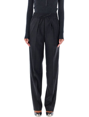 ISABEL MARANT Plaid Comfort Drawstring Pants