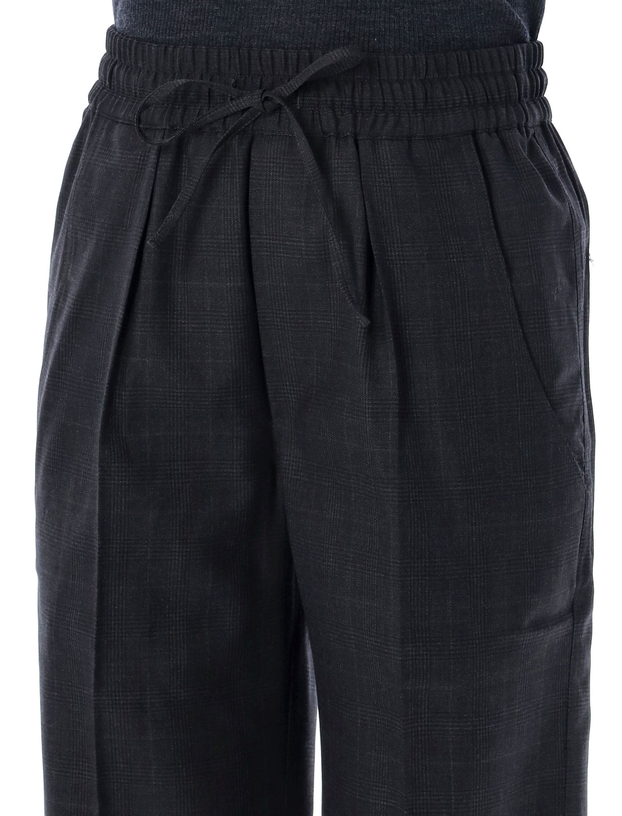 ISABEL MARANT Plaid Comfort Drawstring Pants