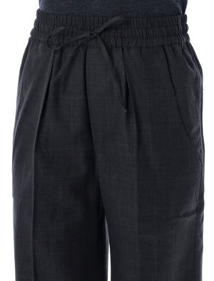 ISABEL MARANT Plaid Comfort Drawstring Pants