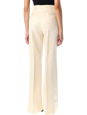 TOM FORD Tailored Wide Leg Tuxedo Pants - Size 40