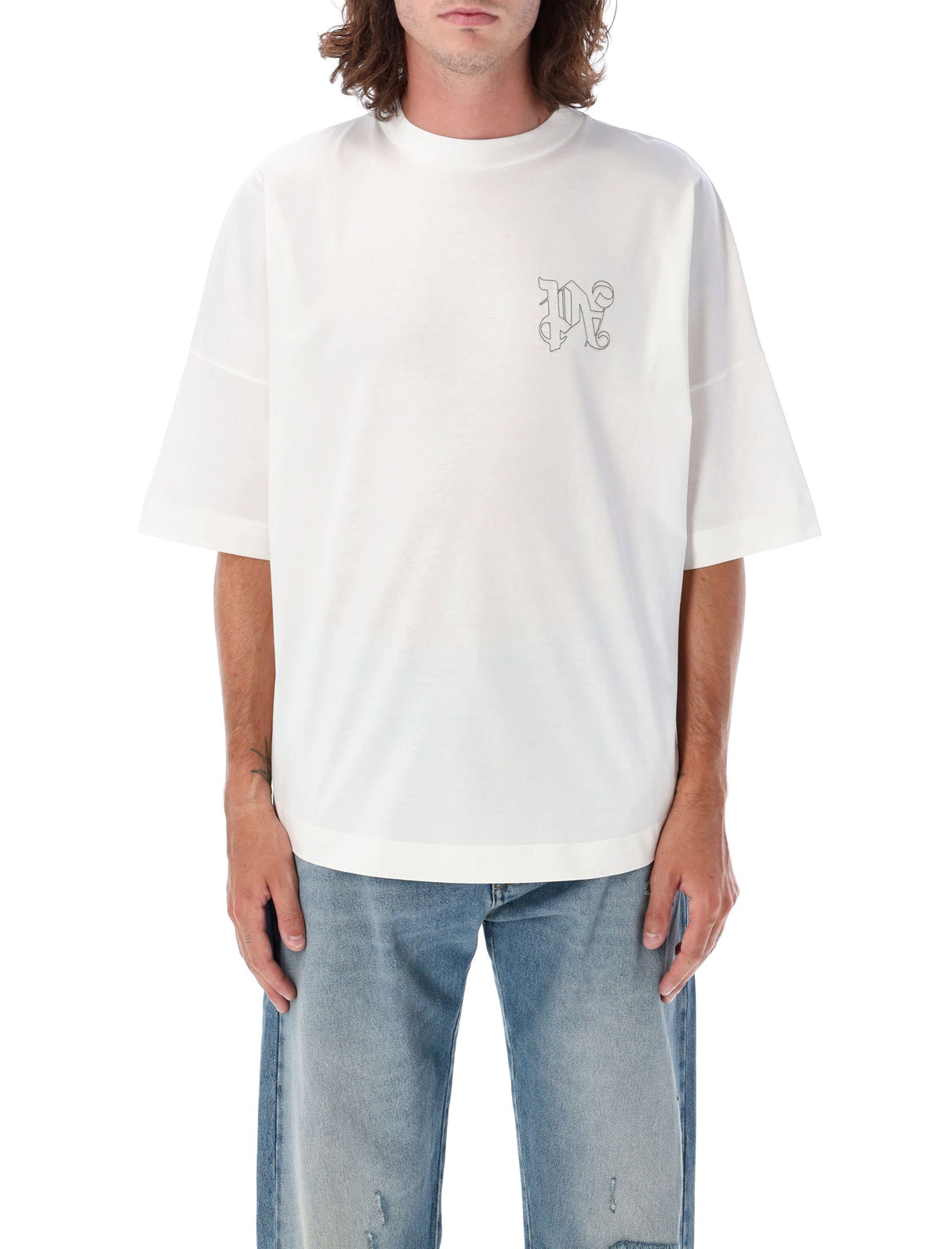 PALM ANGELS Iconic Monogram Oversized T-Shirt