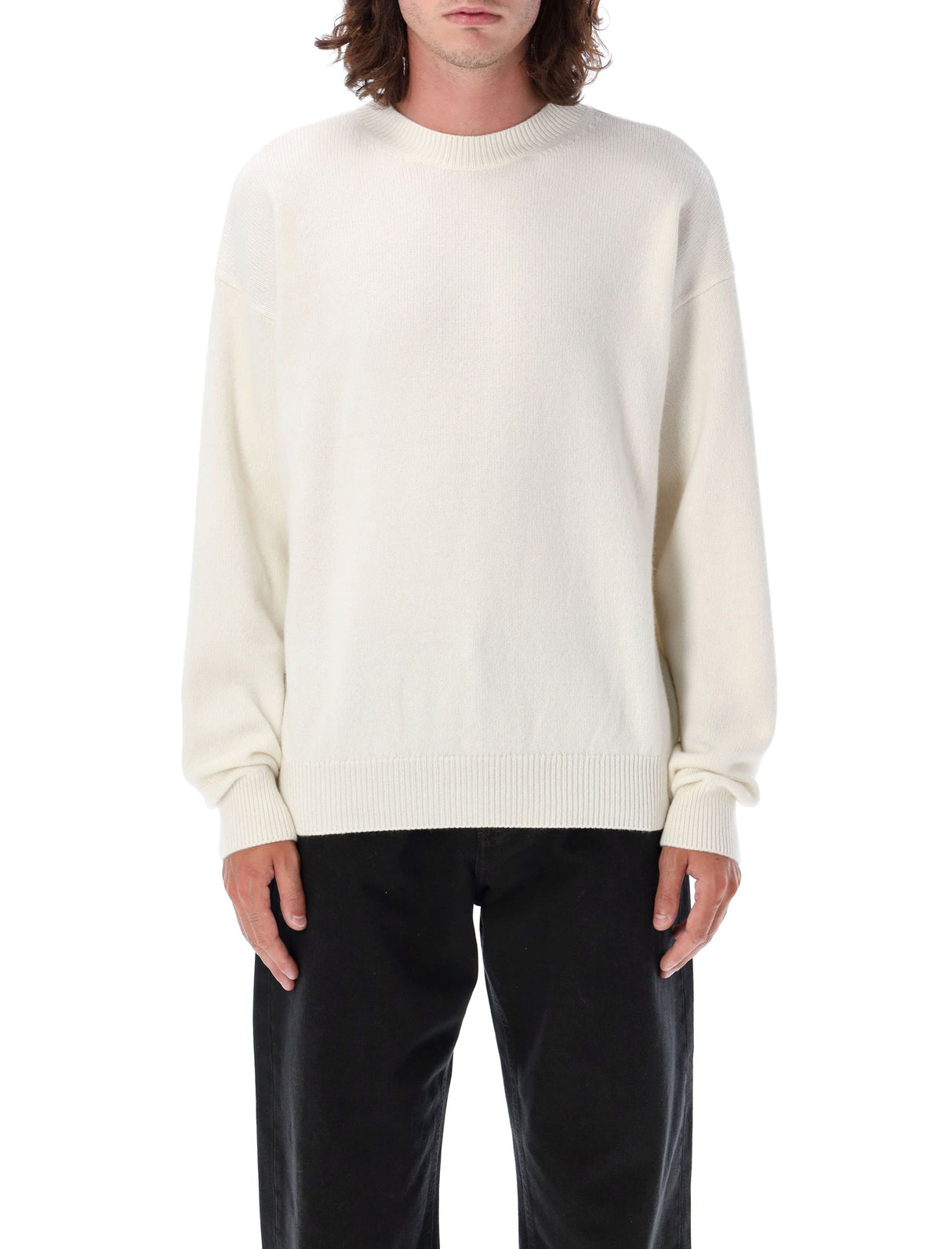 PALM ANGELS Monogram Series Wool-Blend Knit Sweater