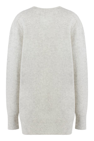 ISABEL MARANT Cashmere Blend Pullover with Ribbed Knit Edges