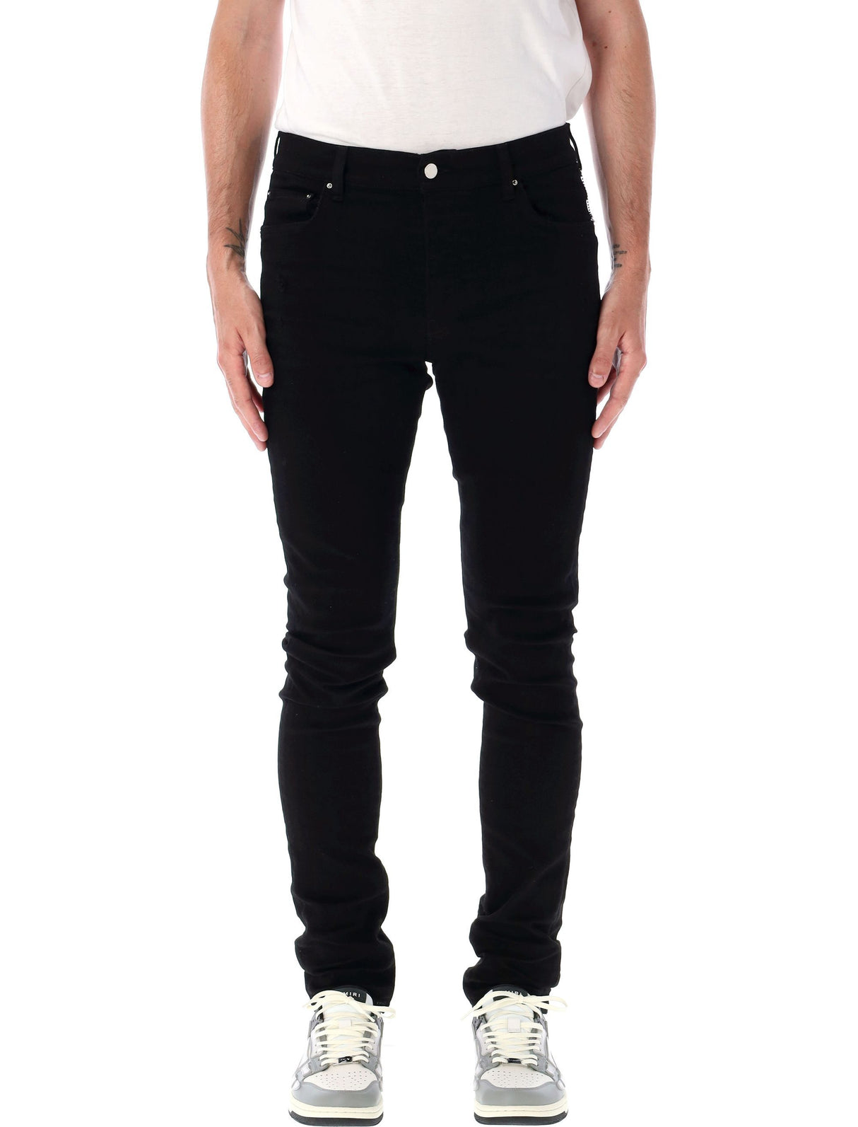 AMIRI Stacked Black Jeans