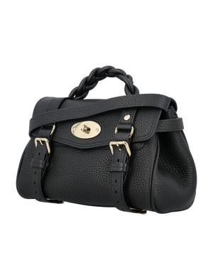 MULBERRY Mini Alexa Leather Shoulder Bag 22cm x 17cm x 10cm